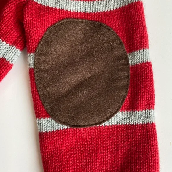 Baby Boy’s Starting Out Red Deer Christmas Holiday Soft Cotton Sweater 12 Months - Picture 6 of 9